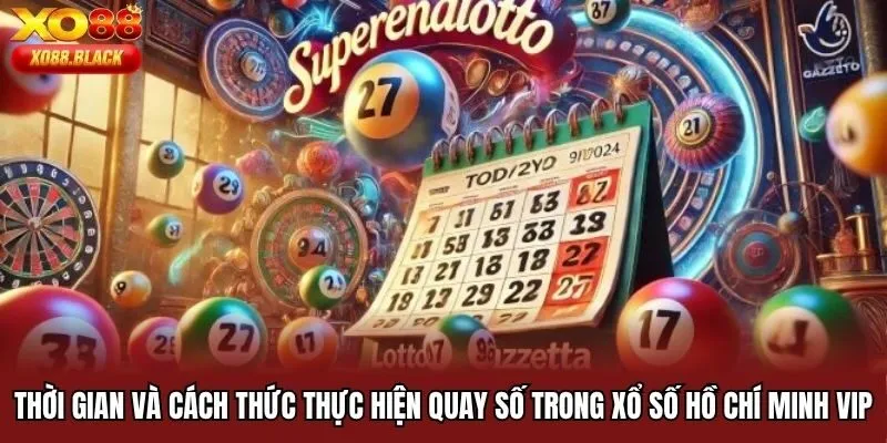 Thời gian và cách thức thực hiện quay số trong xổ số Hồ Chí Minh VIP