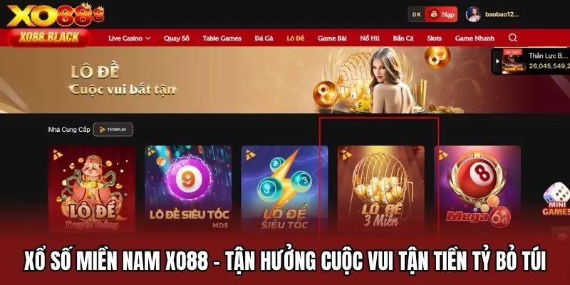 Xổ Số Miền Nam Xo88 - Tận Hưởng Cuộc Vui Tận Tiền Tỷ Bỏ Túi